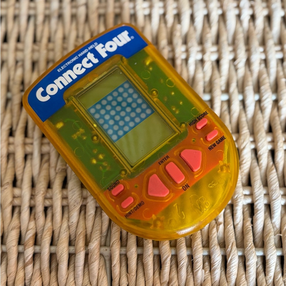 90's Connect Four Electronic Handheld Game - Connect Four Game - 90's Electronic